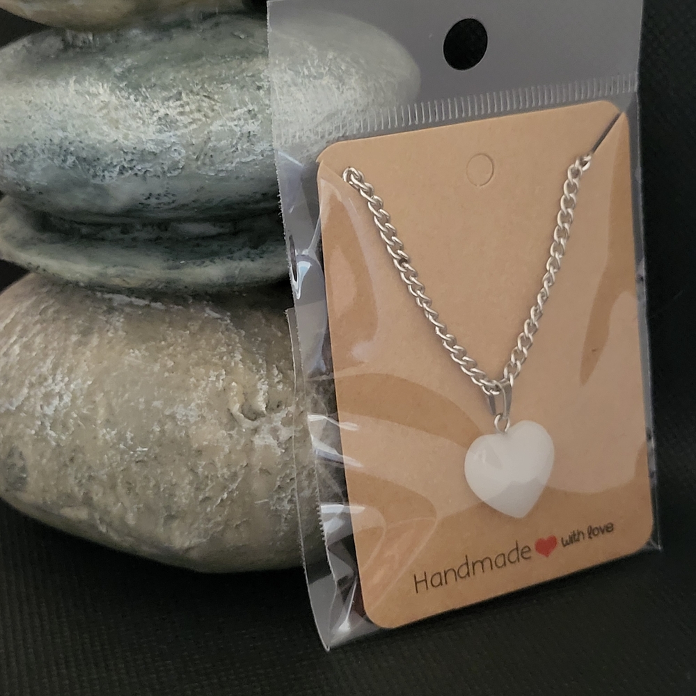 Handmade Silver Heart Necklace